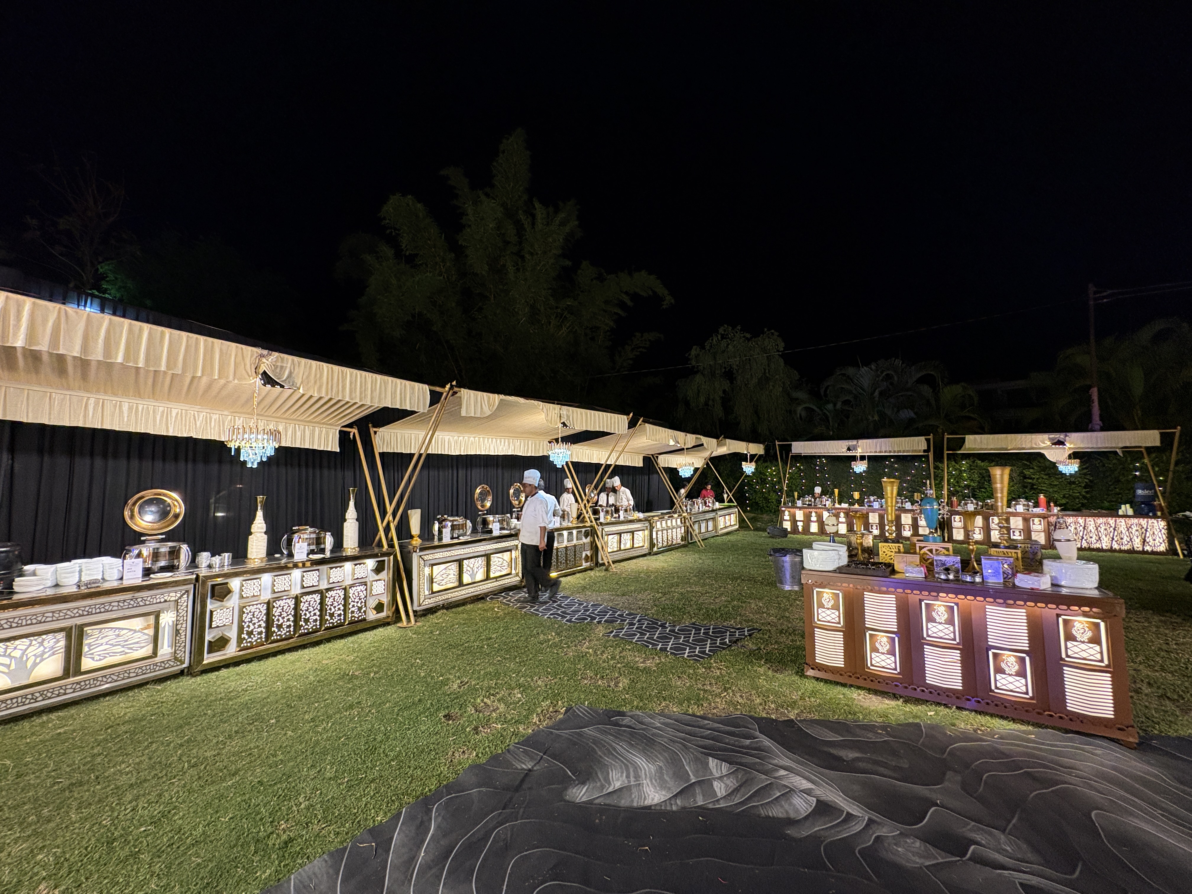Sangeet wedding photo at Corbett Wild Resort